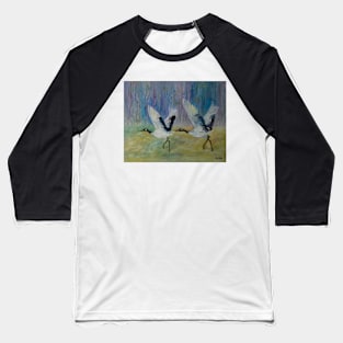 White cranes Baseball T-Shirt